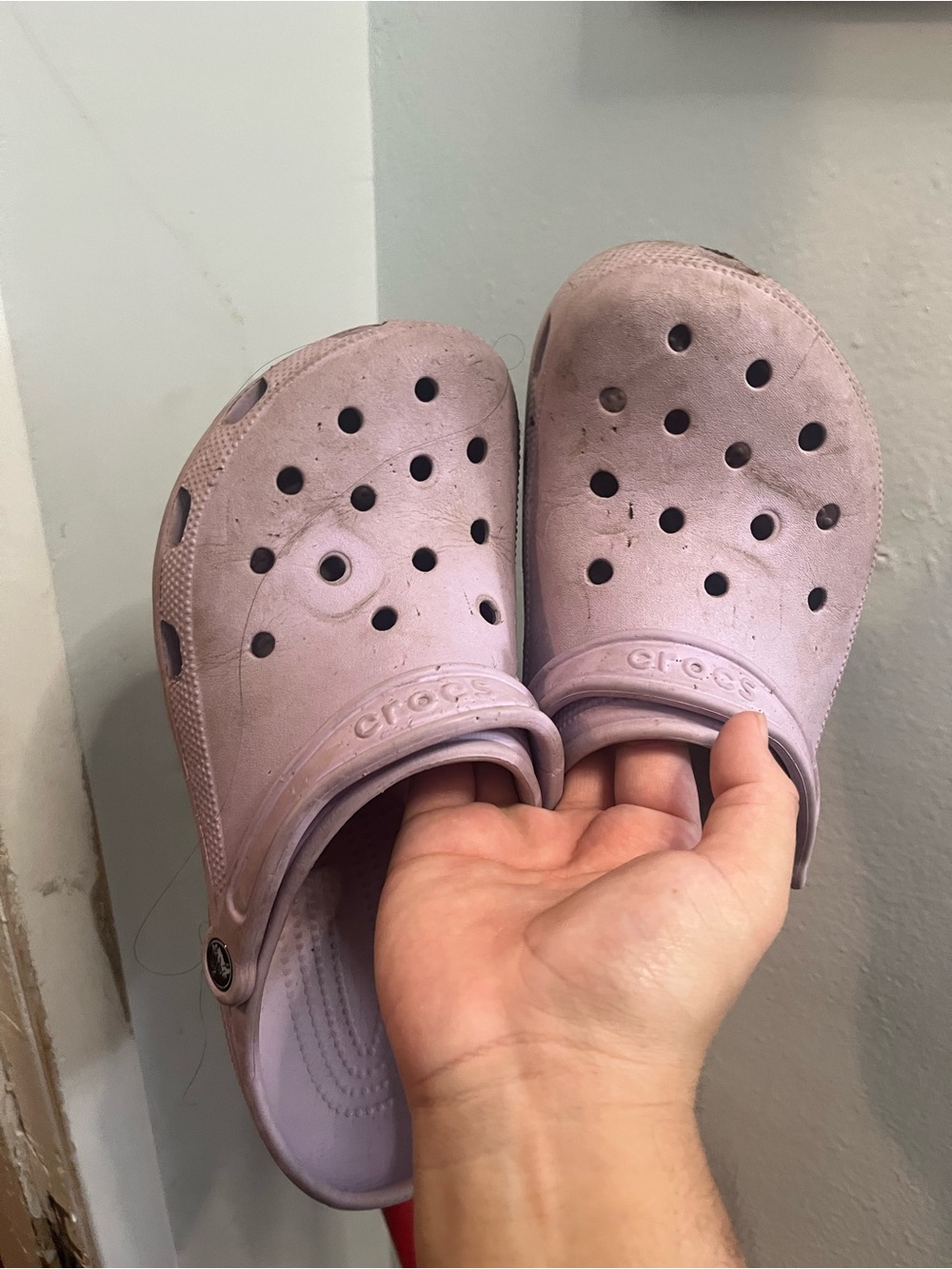 CROCS Kids Classic Clog in Light Purple